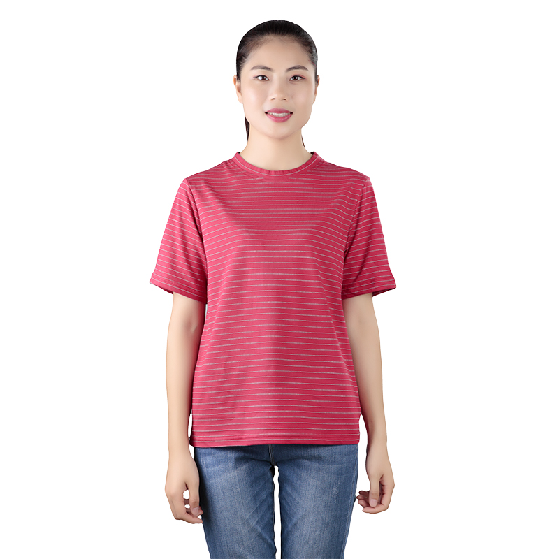 Read more about the article Anti static T shirt round collar C0108