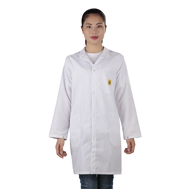 Read more about the article Standard 3/4 anti static smock ESD coat C0102