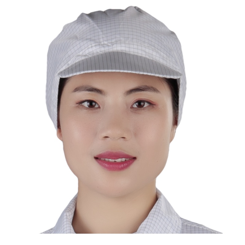 Read more about the article Clean room ESD hat anti static polyester cap C02