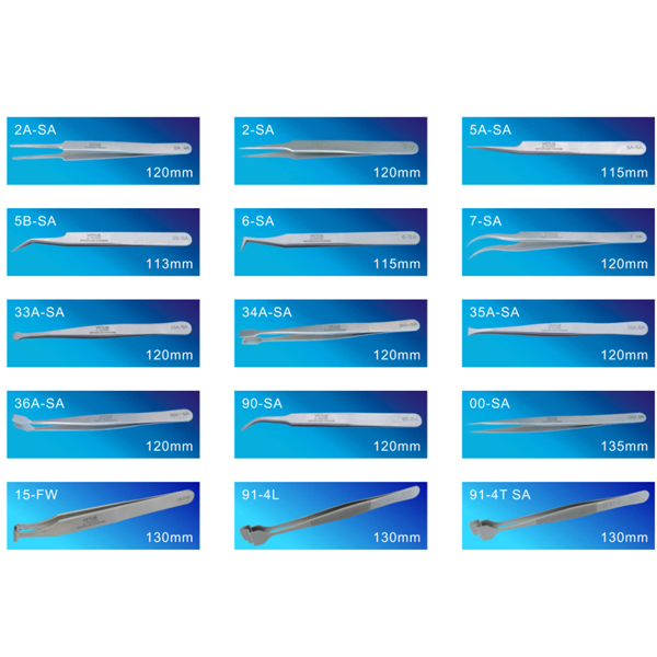 Read more about the article D08-S Antistatic Cleanroom tweezers ESD stainless steel tweezers